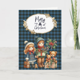 Cartão De Festividades Clergy Original Scottish Tartan