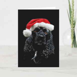 Cartão De Festividades Cocker Spaniel Christmas