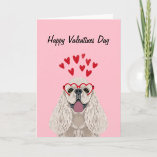 Cartão De Festividades Cocker Spaniel Valentines Card - pet valentines