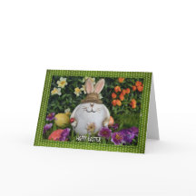 Coelhinho da Páscoa na grama