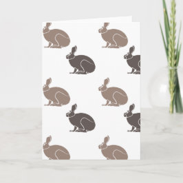Cartão De Festividades Coelhinhos de Chocolate