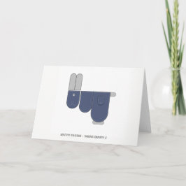 Cartão De Festividades Coelho de páscoa