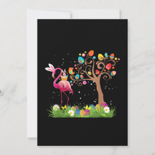 Cartão De Festividades Coelho Flamingo Páscoa 2021   Fãs de Flamingo Fofo