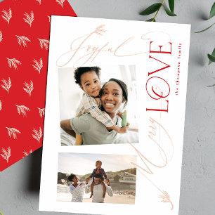 Cartão De Festividades Colagem Alegre Amor Alegre 2+ foto Moderna
