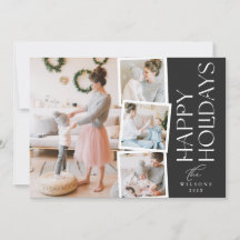 Colagem de caligrafia única moderna 4 Foto