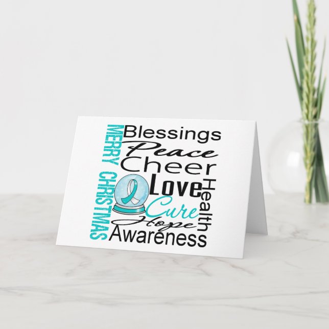 Cartão De Festividades Colagem de Canceres Cervícolas Feriados de Natal (Frente)