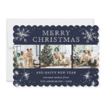 Colagem de Fotografias com Floco de Neve Espelho d