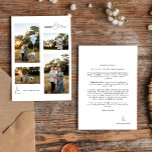 Cartão De Festividades Colagem de Fotografias Simples Branca no Natal Qua<br><div class="desc">Apresentando nosso Simples Natal Branco, com Quatro design de Cartão de Feriado de Colagem de Fotos, onde a simplicidade encontra elegância com um toque de charme de Natal. Oferecendo uma estética branca e negra brilhante que traz um senso de sofisticação limpa para suas férias, fazer que seja uma escolha contemporânea...</div>