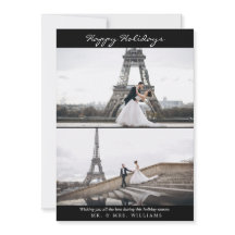 Colagem de fotos brancas pretas de feriados felize