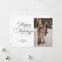 Colagem de Fotos com Caligrafia Elegante de Natal