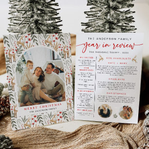 Cartão De Festividades Colagem De Fotos Da Família De Placas No Scandi Ye