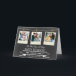 Cartão De Festividades Colagem de Fotos de Congelação de Chalkboard<br><div class="desc">Chalkboard 3 fotografa colagem multifotografia cartão de feriado moderno</div>