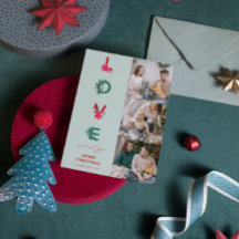 Colagem de Fotos de Família de Natal | Amor Paz Al