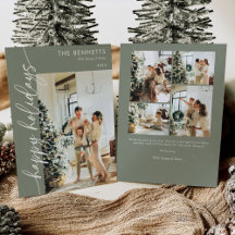 Colagem de fotos de feriados felizes minimalistas