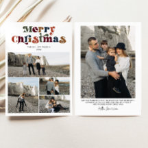 Colagem de Fotos de Natal Feliz e Colorida