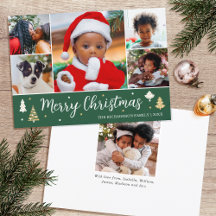 Colagem de Fotos de Natal Personalizadas Árvores V