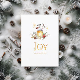 Cartão De Festividades Colagem de Fotos de Natal Snowy Pine e Spruce