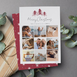 Cartão De Festividades Colagem de Fotos de Pines Desenhados