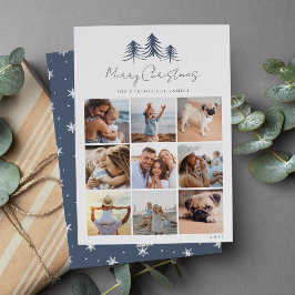 Cartão De Festividades Colagem de Fotos de Pines Desenhados