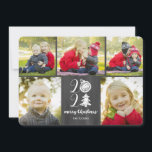 Cartão De Festividades Colagem de Fotos do Chalkboard Doodle Natal 2021<br><div class="desc">Receba "ohs and aahs" da família e amigos nesta época de Natal quando você enviar esta design de cartão de Natal única mostrando 5 fotos e apresentando um fundo de quadro com tipografia e ícones de rabisco que formam o texto "2021"! Entre em contato conosco se quiser que este design...</div>
