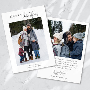 Cartão De Festividades Colagem de Fotos Feliz de Natal