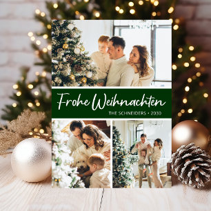 Cartão De Festividades Colagem de Fotos Feliz Natal