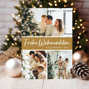 Cartão De Festividades Colagem de Fotos Feliz Natal