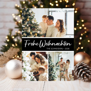 Cartão De Festividades Colagem de Fotos Feliz Natal
