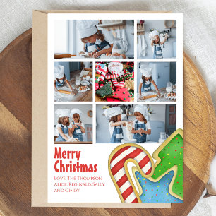 Cartão De Festividades Colagem de Fotos Grátis e Feliz Natal