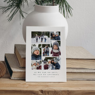 Cartão De Festividades Colagem de fotos inspiracional divertida de 2021