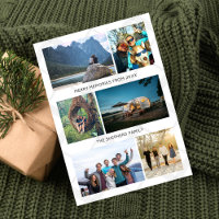 Colagem de Fotos Lembranças Felizes de Viagens