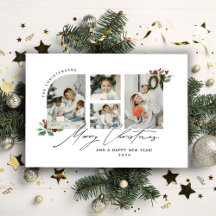 Colagem de Fotos Minimalista Feliz Natal
