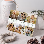 Cartão De Festividades Colagem de Fotos Moderna de Paz e Joy<br><div class="desc">Cartão de férias colorido e moderno, com 6 fotos de colagem de fotos de sua família favorita na frente. "Paz e Joy" é exibido em letras verdes claras e escuras alternadas. Personalize a frente da placa adicionando um cartões de natal personalizado, o nome e o ano. O dentro da placa...</div>