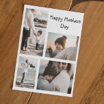 Cartão De Festividades Colagem de Fotos Moderna | DIA DE AS MÃES<br><div class="desc">Envie à sua mãe este cartão de dia de as mães fotográfico moderno, com um 'FELIZ DIA DE AS MÃES' saudável e sua fotografia favorita e, no reverso, escreva sua própria mensagem ou escreva sua própria. Todos os estilos de fonte de texto, tamanho e cores podem ser alterados clicando no...</div>