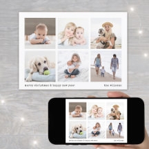 Colagem de Fotos Moderna Minimalista do Natal 6