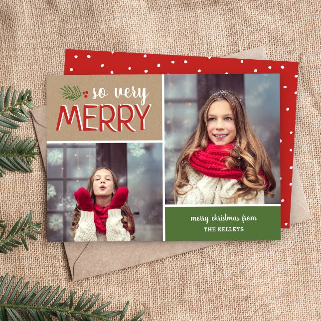 Cartão De Festividades Colagem de Fotos Muito Feliz 2 (Criador carregado)