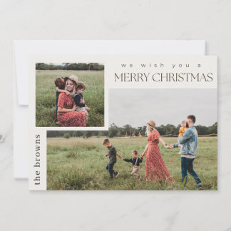 Cartão De Festividades Colagem de Fotos Natal