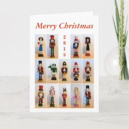 Cartão De Festividades Colagem dos Nutcrackers