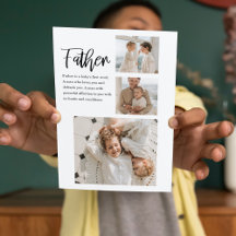 Colagem Moderna de Foto com Melhor Citação para Pa