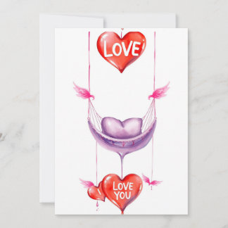 Cartão De Festividades Coleção Amor & Corações do Dia dos Namorados ❤️