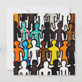 Cartão De Festividades Coleção de Igualdade Racial