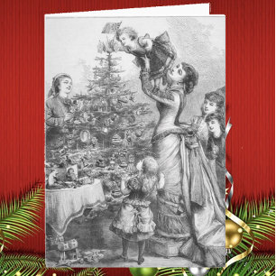 Cartão De Festividades Colocação da Estrela