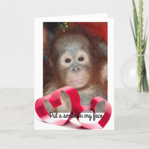 Cartão De Festividades Coloque um sorriso na minha placa de Namorados