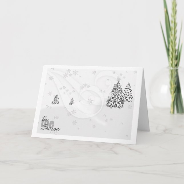 Cartão De Festividades Color Me - Esta é a estação (Frente)