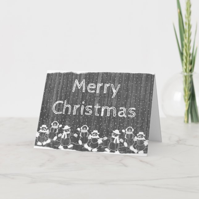 Cartão De Festividades Coloração para adultos: Homens de pão-de-gengibre  (Frente)