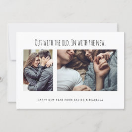 Cartão De Festividades Com A Nova Foto Ano Novo