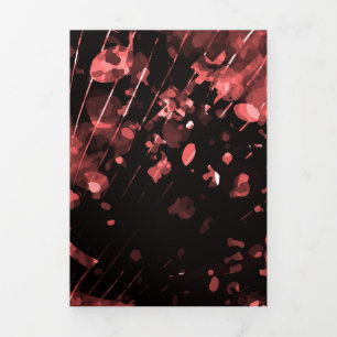 Cartão De Festividades Com Dobra Tripla Atmosfera Musical 4