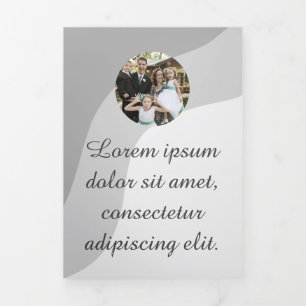 Cartão De Festividades Com Dobra Tripla Marketing buzz Triplo - Letra Fold Holiday Card