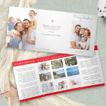Cartão De Festividades Com Dobra Tripla Newsletter de Natal da família de fotos 11<br><div class="desc">Newsletter de natal da família fotográfica. Um alerta rápido para quando você adiciona seu texto. Eu sugiro que você copie e cole o texto da amostra em um documento em outro lugar e depois digite seu próprio conteúdo para ter aproximadamente o mesmo comprimento. Em seguida, copie e cole seu próprio...</div>