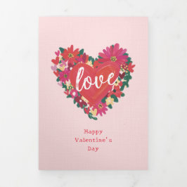 Cartão De Festividades Com Dobra Tripla Onde o Amor Cresce Foto Personalizada do Dia dos N